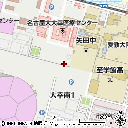 愛知県名古屋市東区大幸南周辺の地図