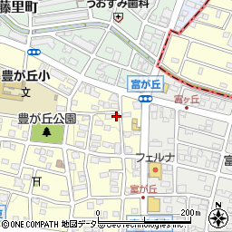 愛知県名古屋市名東区豊が丘5周辺の地図