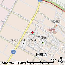 滋賀県愛知郡愛荘町円城寺459周辺の地図