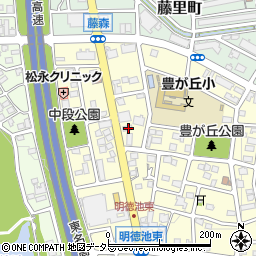 愛知県名古屋市名東区豊が丘1810周辺の地図