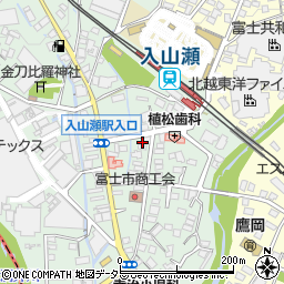 静岡県富士市鷹岡本町周辺の地図