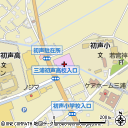 潮風アリーナ三浦市総合体育館周辺の地図
