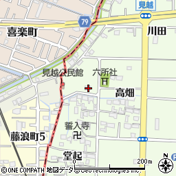 愛知県愛西市見越町堂起9-5周辺の地図