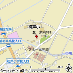 三浦市役所　文化財収蔵庫周辺の地図
