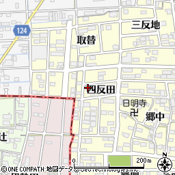 愛知県あま市本郷四反田17周辺の地図