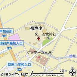 市文化財収蔵庫周辺の地図