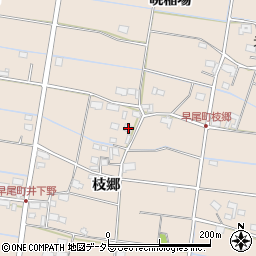 愛知県愛西市早尾町枝郷15周辺の地図