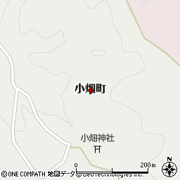 愛知県豊田市小畑町周辺の地図