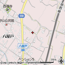 滋賀県大津市八屋戸461周辺の地図