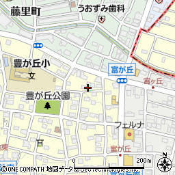 愛知県名古屋市名東区豊が丘1209周辺の地図