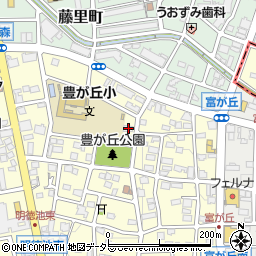 愛知県名古屋市名東区豊が丘1519周辺の地図