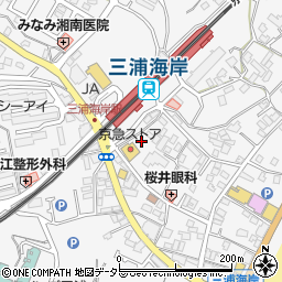 パラカ三浦海岸駅前第１駐車場周辺の地図