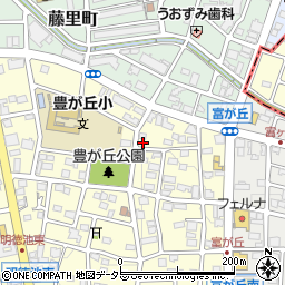 愛知県名古屋市名東区豊が丘1214周辺の地図