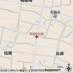 早尾町枝郷周辺の地図