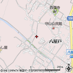 滋賀県大津市八屋戸2003-1周辺の地図