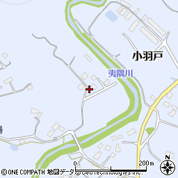 千葉県勝浦市小羽戸529-2周辺の地図