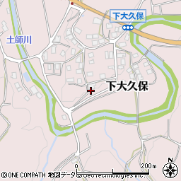 京都府船井郡京丹波町下大久保久保地33周辺の地図