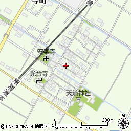 滋賀県東近江市今町167周辺の地図