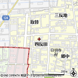 愛知県あま市本郷四反田14周辺の地図