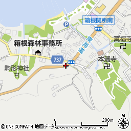 芦川入口周辺の地図