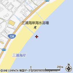 三浦海岸周辺の地図