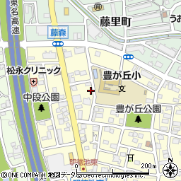 愛知県名古屋市名東区豊が丘1804周辺の地図