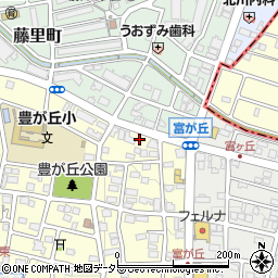 愛知県名古屋市名東区豊が丘1204周辺の地図