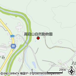高宕山自然動物園周辺の地図