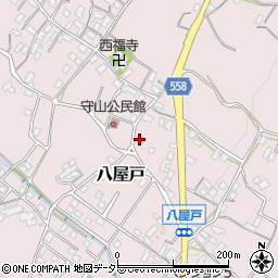 滋賀県大津市八屋戸476周辺の地図