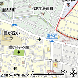 愛知県名古屋市名東区豊が丘1205周辺の地図