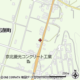 京都府京都市右京区京北下弓削町1周辺の地図