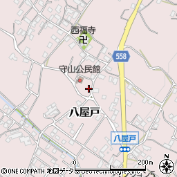 滋賀県大津市八屋戸356周辺の地図