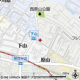 愛知県長久手市西原山32-6周辺の地図