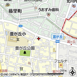 愛知県名古屋市名東区豊が丘1202周辺の地図