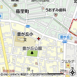 愛知県名古屋市名東区豊が丘1107周辺の地図