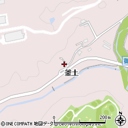 愛知県豊田市御作町釜土周辺の地図