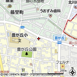 愛知県名古屋市名東区豊が丘1201周辺の地図