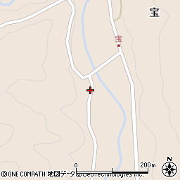 愛知県豊根村（北設楽郡）三沢（松葉）周辺の地図