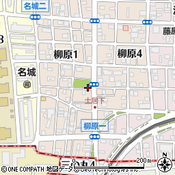 中日新聞主税町後藤新聞店周辺の地図