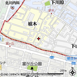 愛知県長久手市櫨木28-1周辺の地図