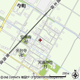 滋賀県東近江市今町154周辺の地図