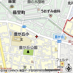 愛知県名古屋市名東区豊が丘1105周辺の地図