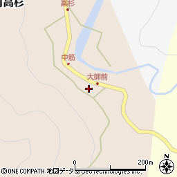 京都府福知山市三和町高杉143周辺の地図