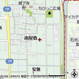 愛知県あま市七宝町沖之島南屋敷71周辺の地図