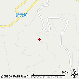愛知県設楽町（北設楽郡）津具（上折元）周辺の地図