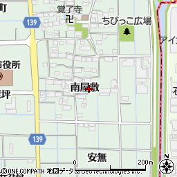 愛知県あま市七宝町沖之島南屋敷50周辺の地図