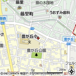 愛知県名古屋市名東区豊が丘1108周辺の地図