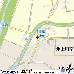 兵庫県丹波市氷上町桟敷487周辺の地図
