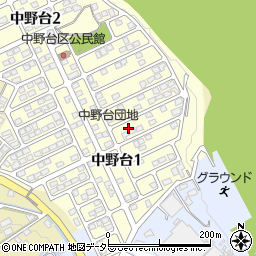 〒421-3302 静岡県富士市中野台の地図