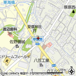 静岡日産鷹岡店周辺の地図